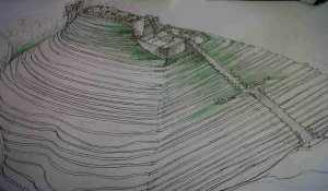Sketsa Piramida Gunung Padang
