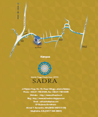 Peta dan Alamat STFI Sadra
